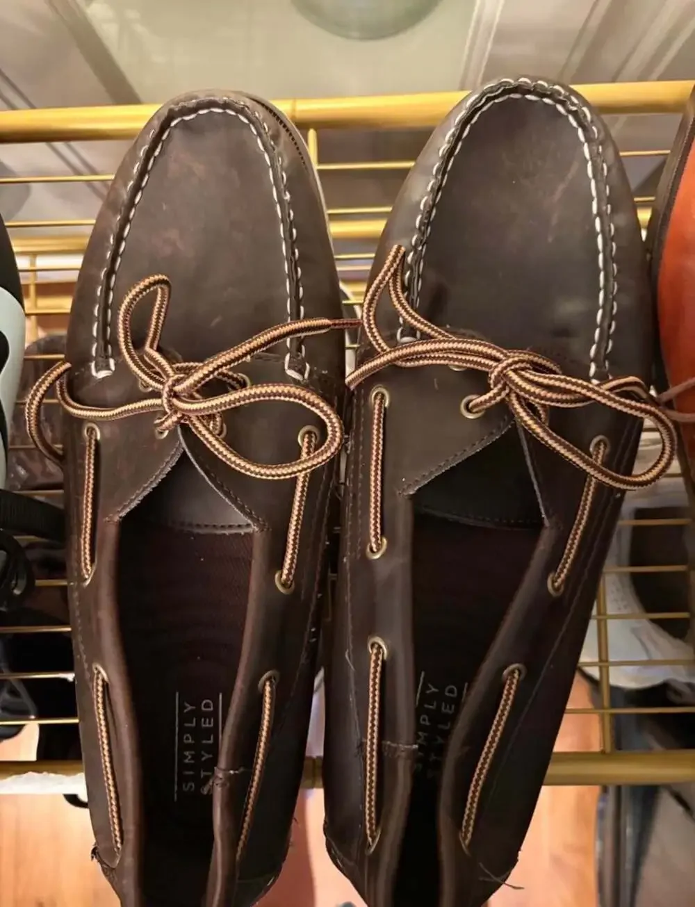 Simply Styled Trevor Men's Brown Boat Shoes